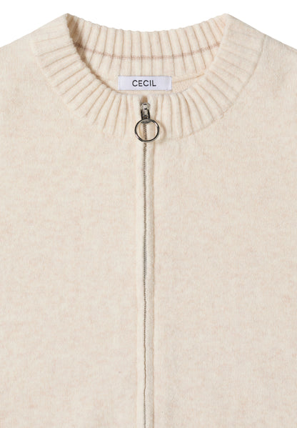 Cosy Cardigan mit Zipper