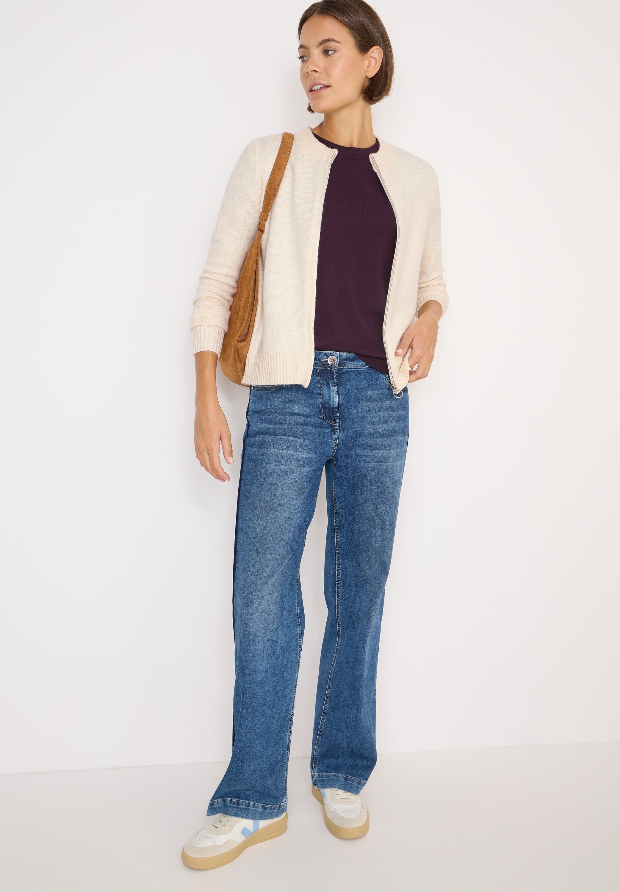 Cosy Cardigan mit Zipper