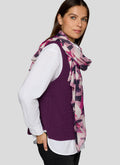 Schal Purple Clouds mit Hahnentritt-Muster von Rabe