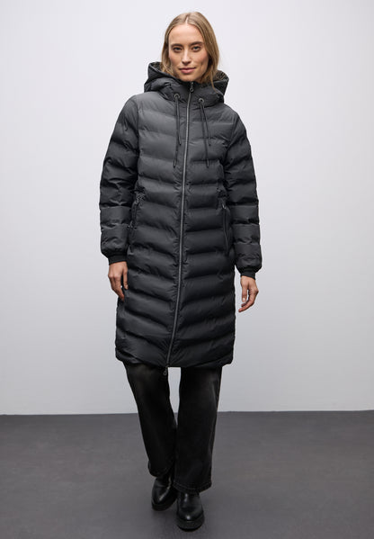 Mantel mit geklebten Nähten