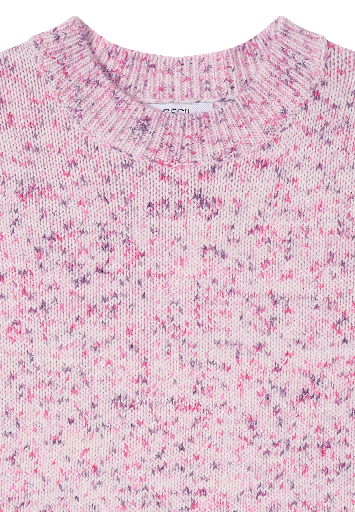 Gemusterter Strickpullover