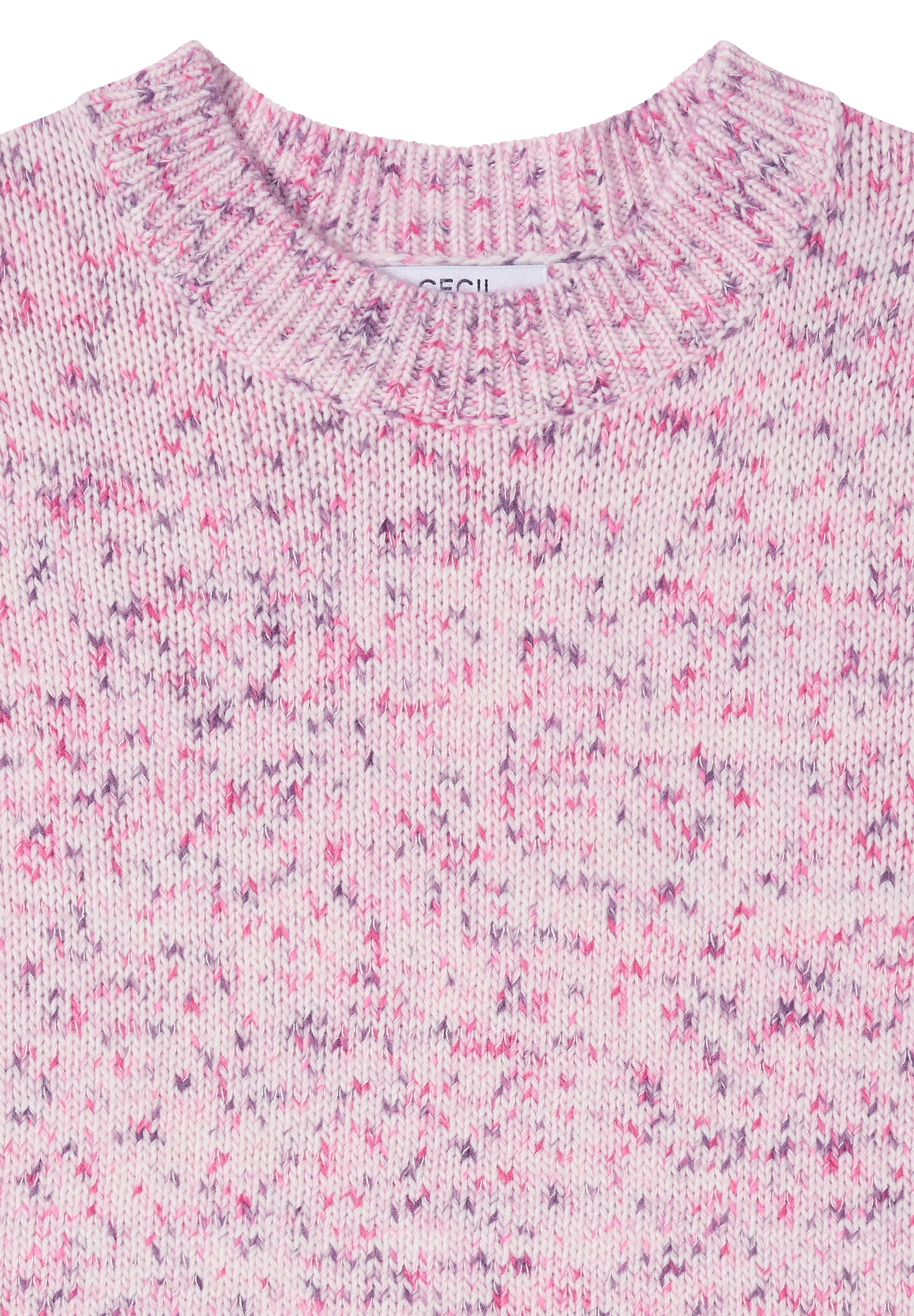 Gemusterter Strickpullover