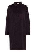 Cordkleid in Unifarbe