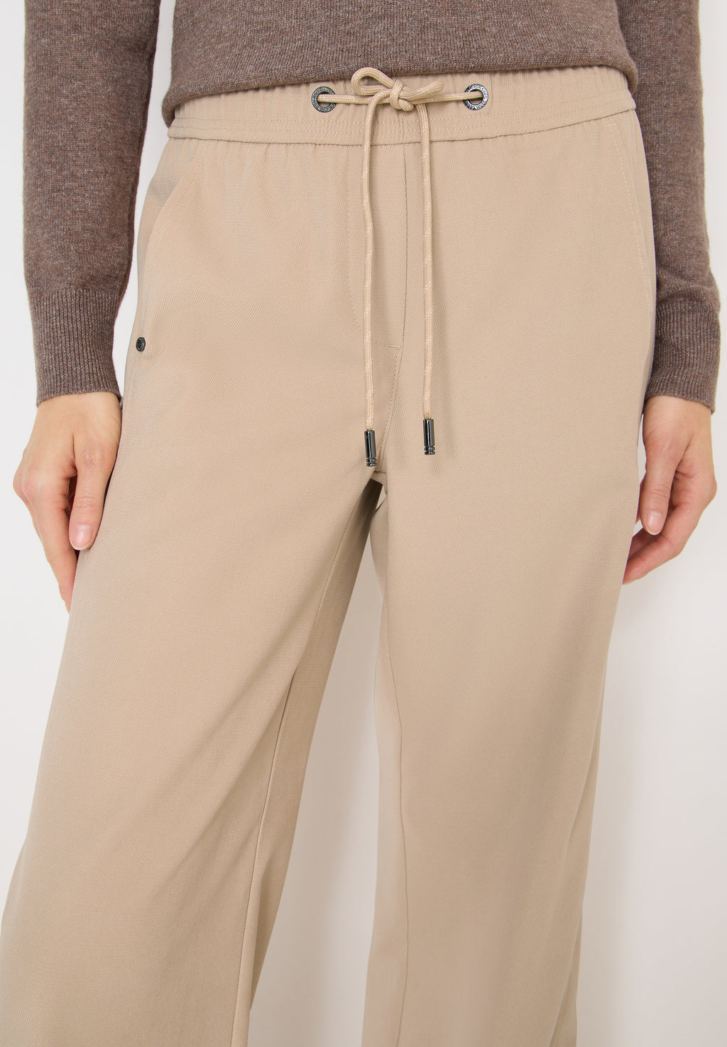 Wide Leg Twill Hose