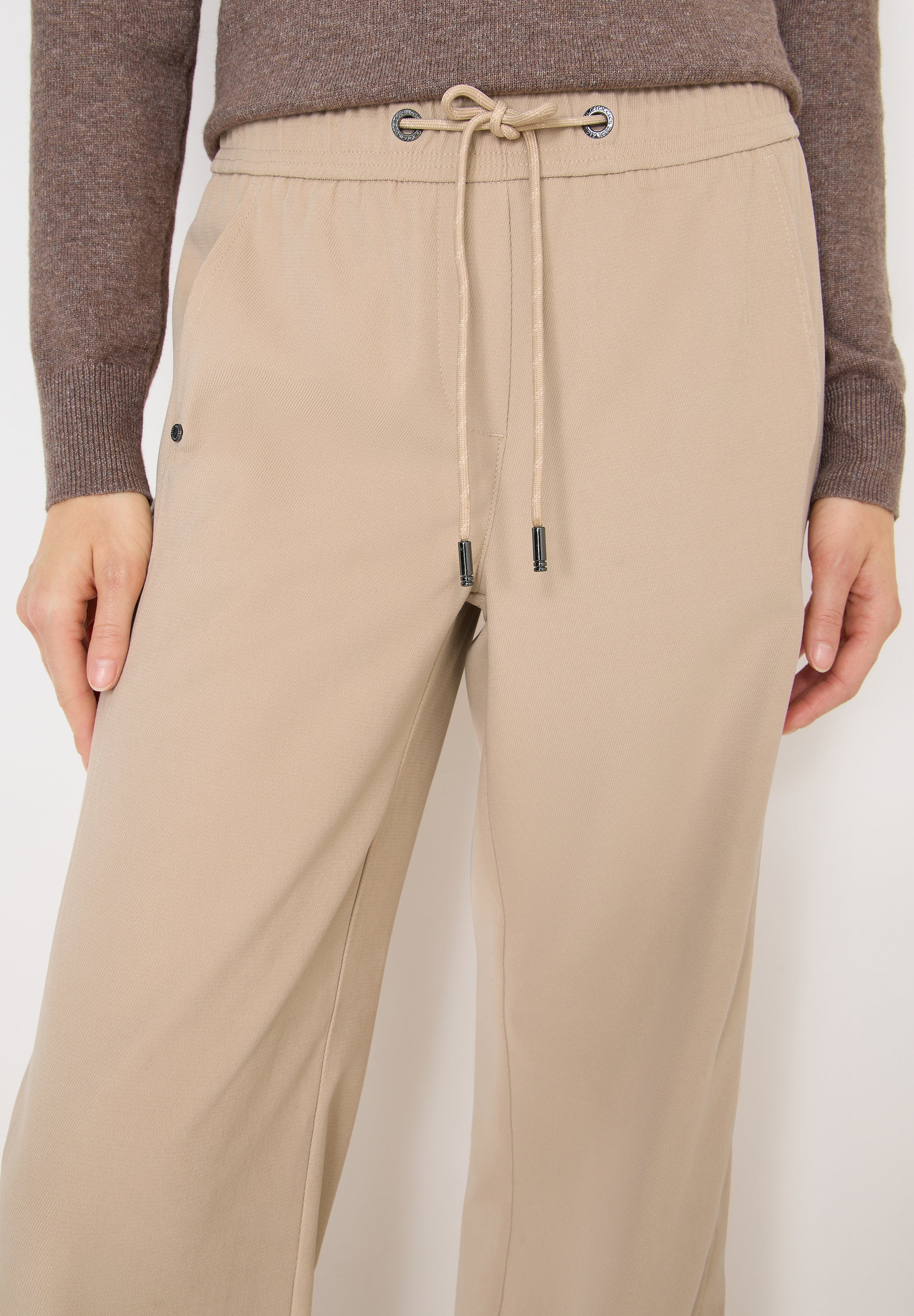 Wide Leg Twill Hose