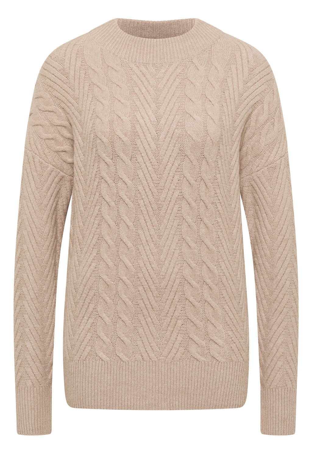 Pullover mit Zopfmuster