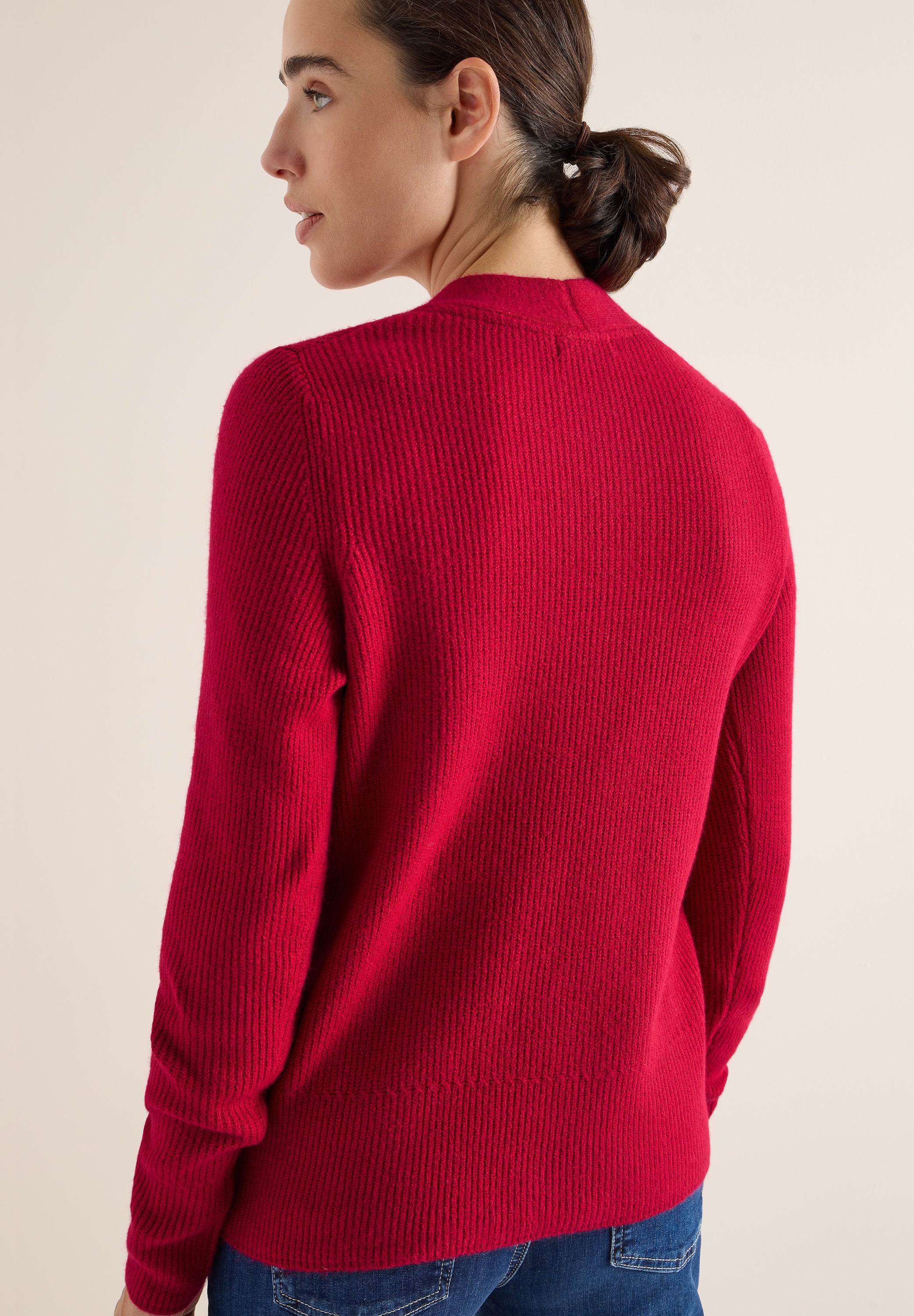 Cardigan mit Strukturdetail