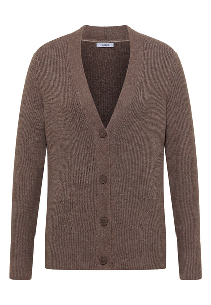 Cardigan mit Strukturdetail