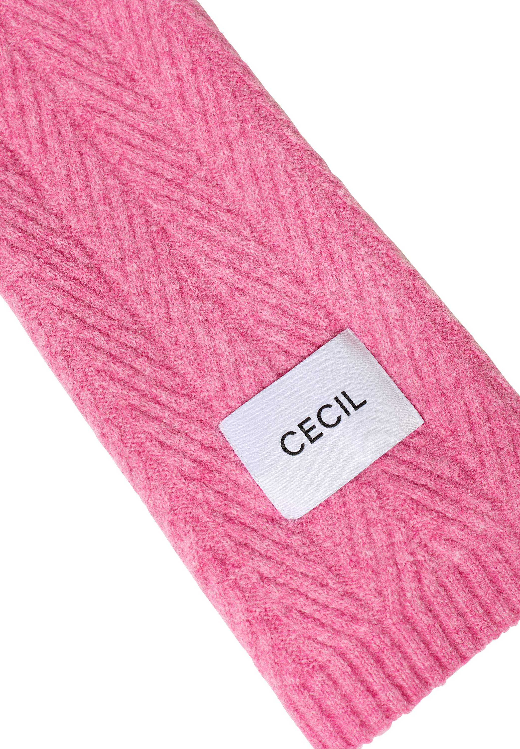 Strickschal mit Struktur