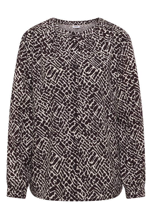 Gemusterte Bluse