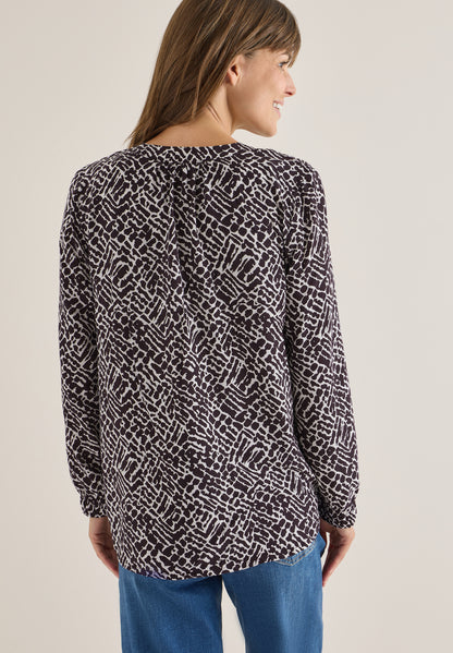 Gemusterte Bluse