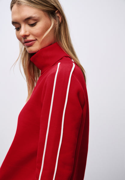 Sweatshirt mit Stehkragen