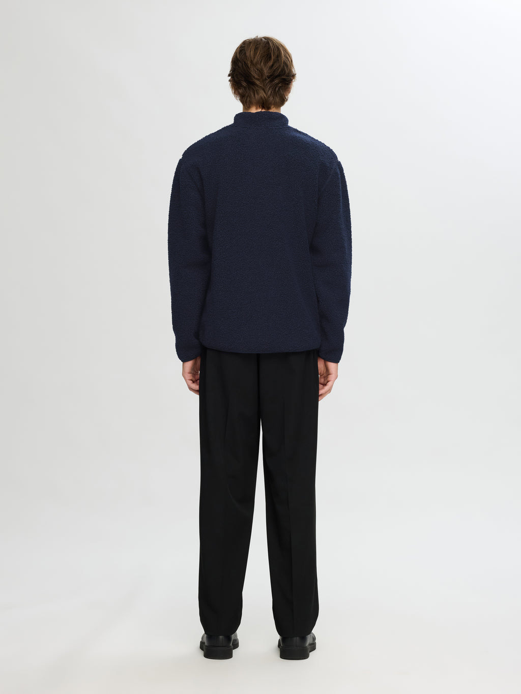 SLHSTORM FLEECE HIGH NECK SWEAT