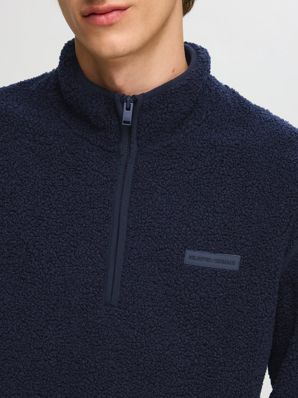 SLHSTORM FLEECE HIGH NECK SWEAT
