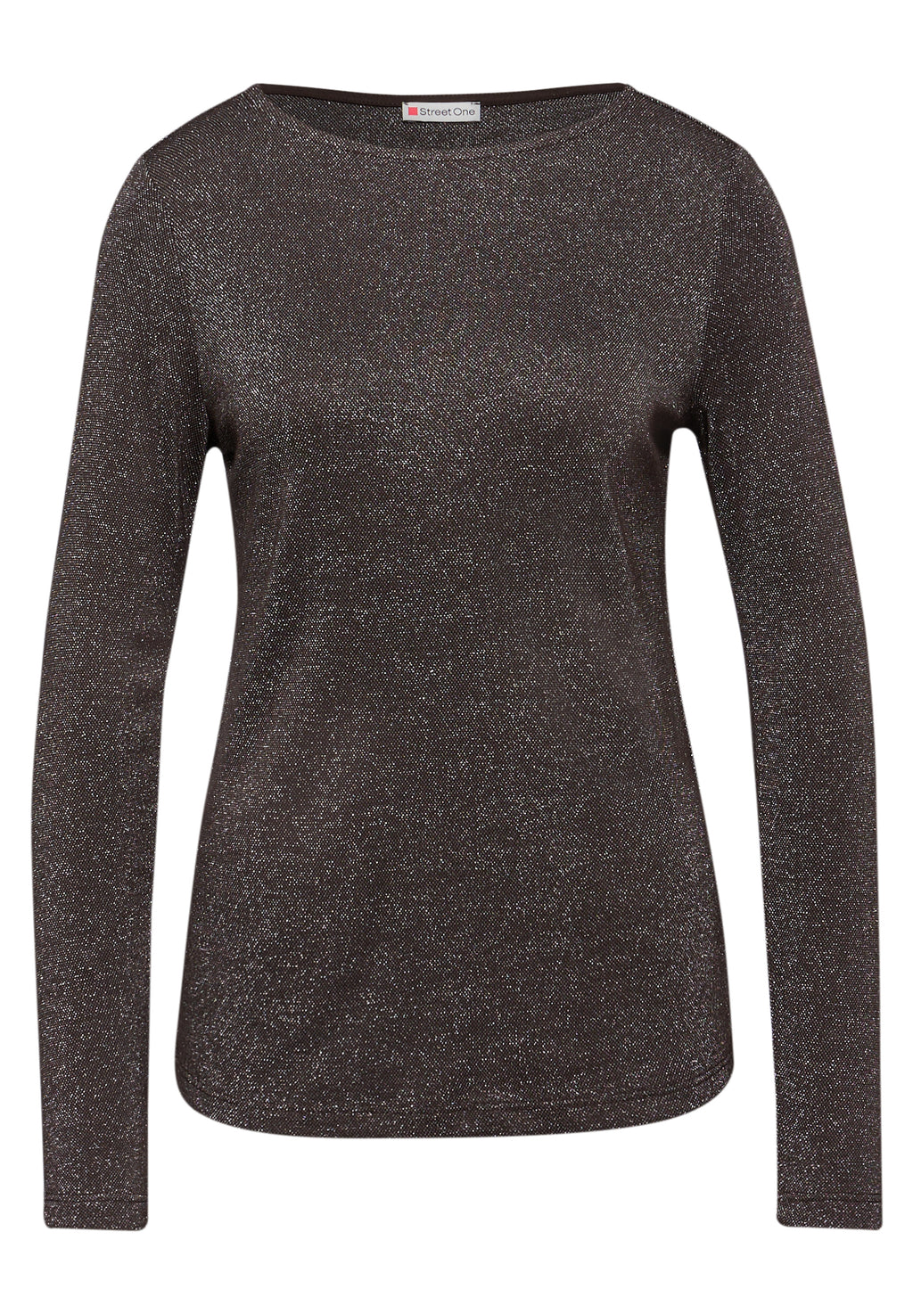 Glitzerndes Langarmshirt