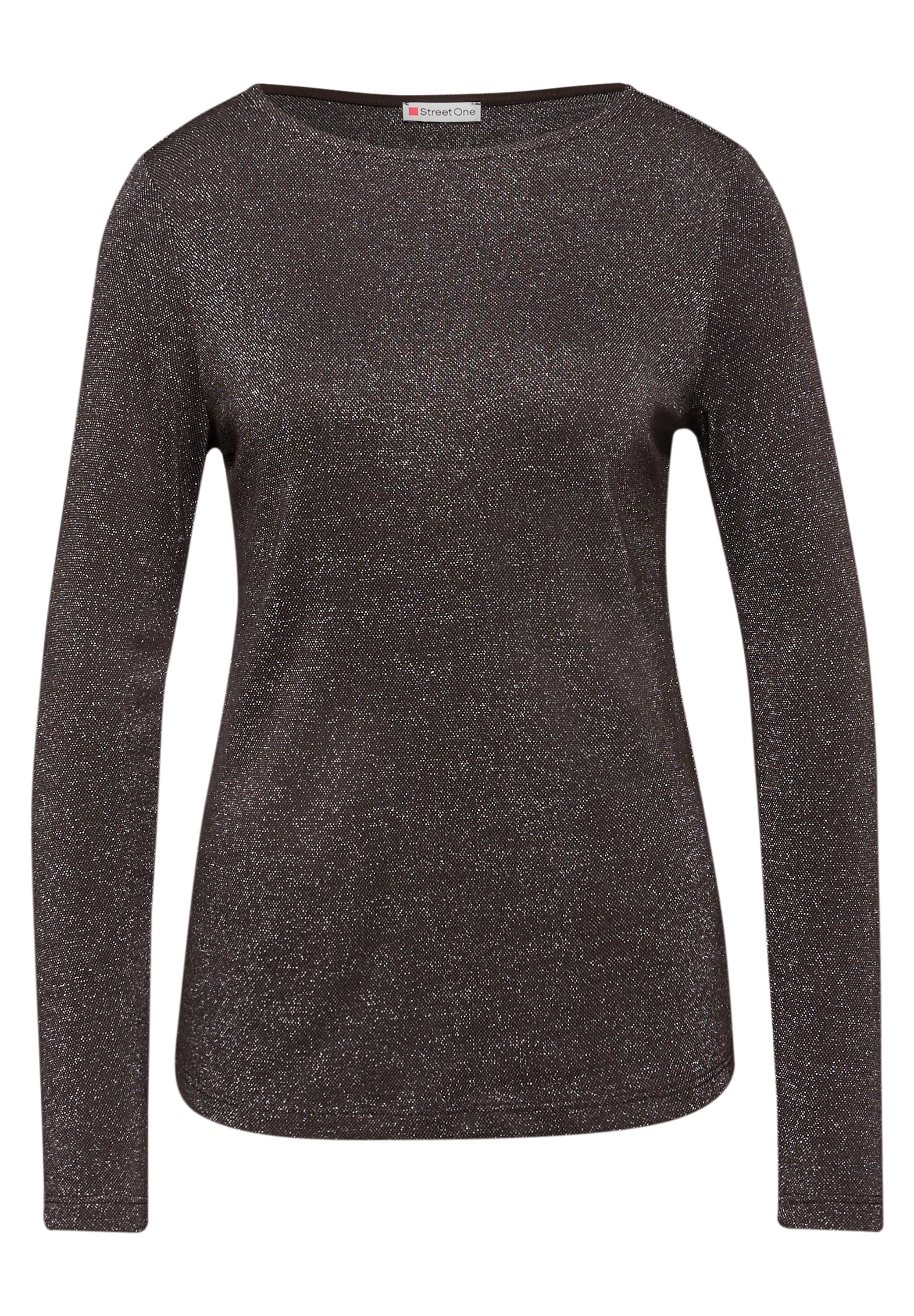 Glitzerndes Langarmshirt