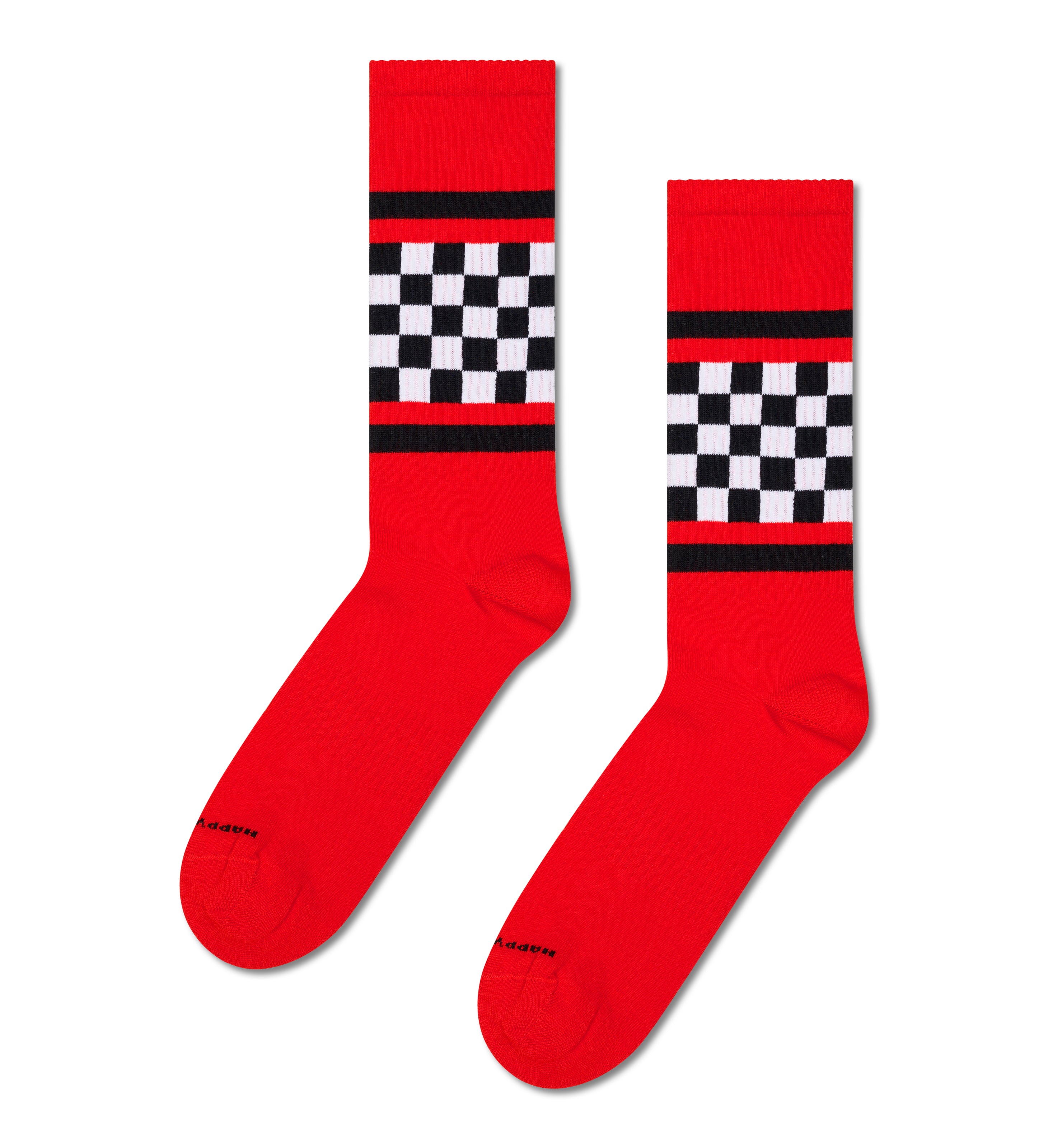 Checked Stripe Sneaker Sock