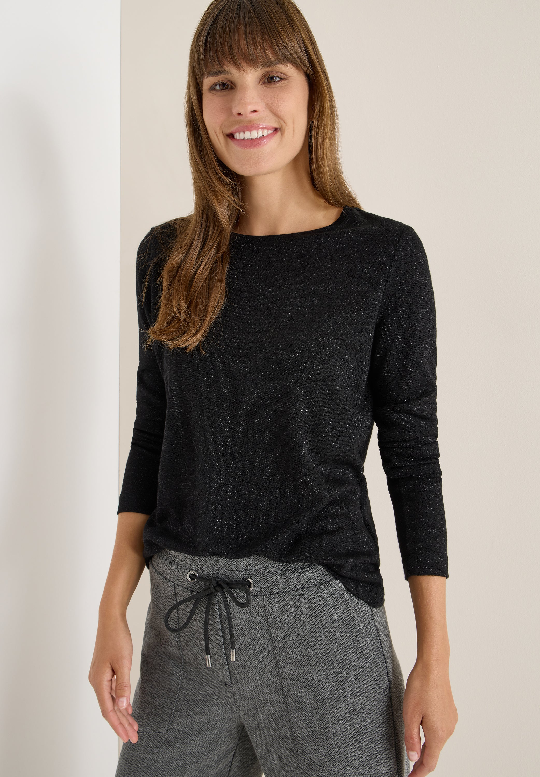 Glitzerndes Jersey Shirt