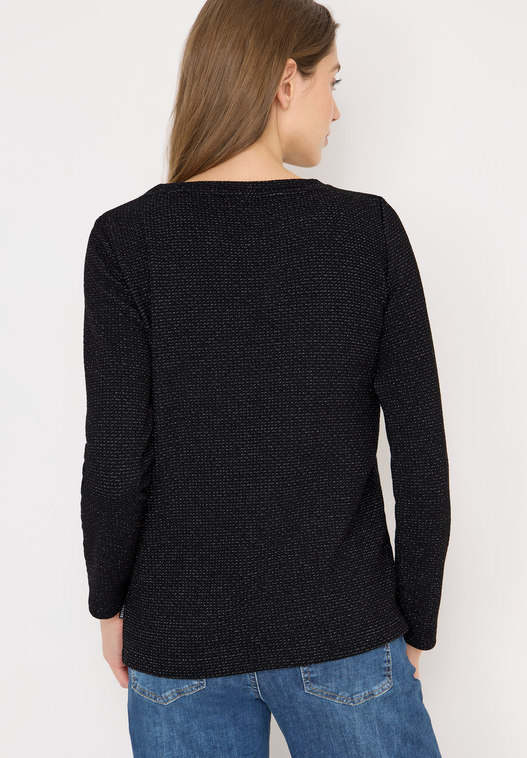 Glitzer Strukturshirt