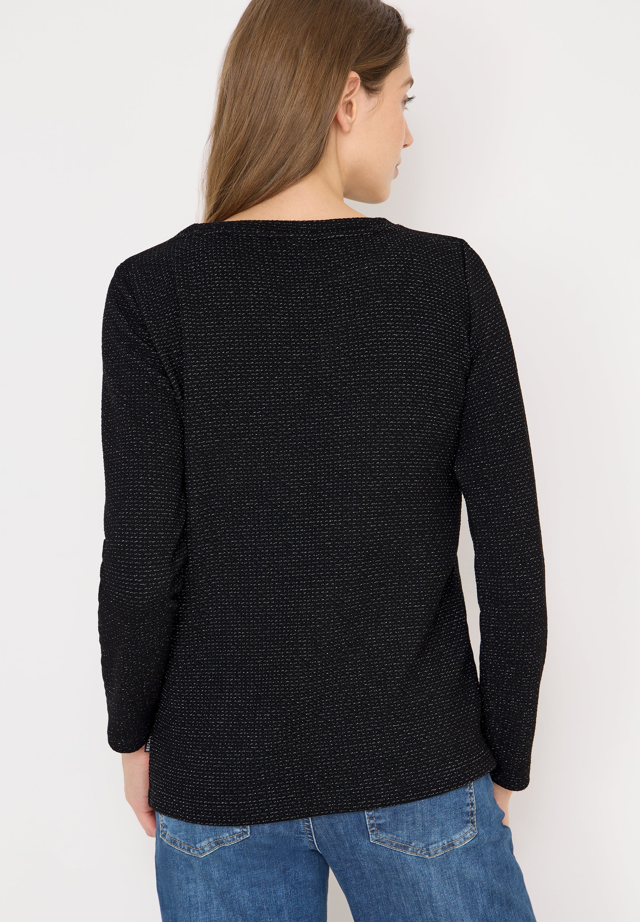 Glitzer Strukturshirt