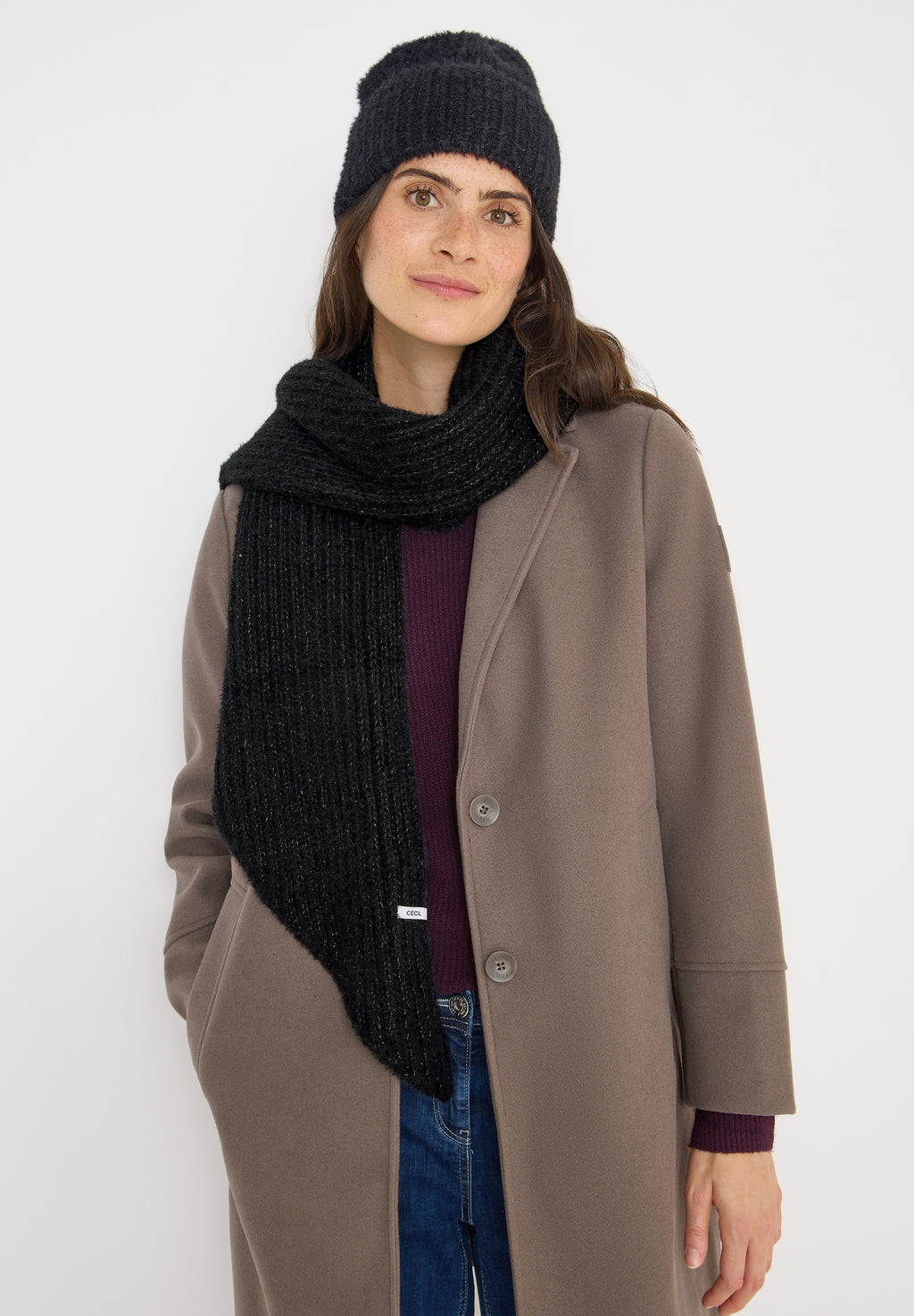 Dreieckstuch mit Glitzer