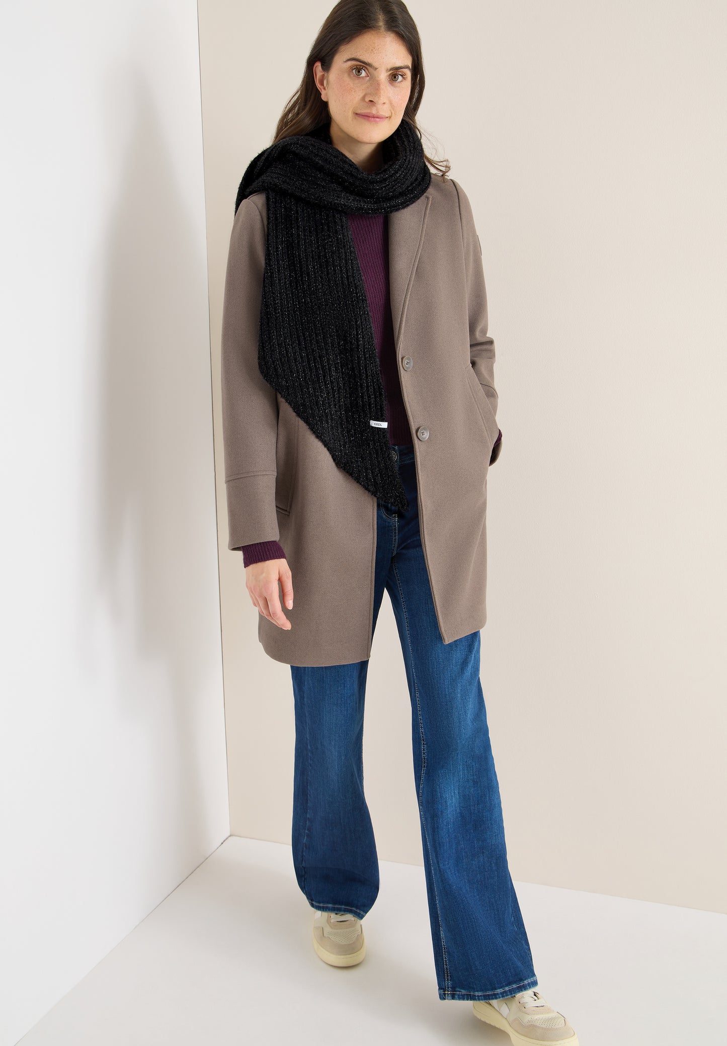 Dreieckstuch mit Glitzer