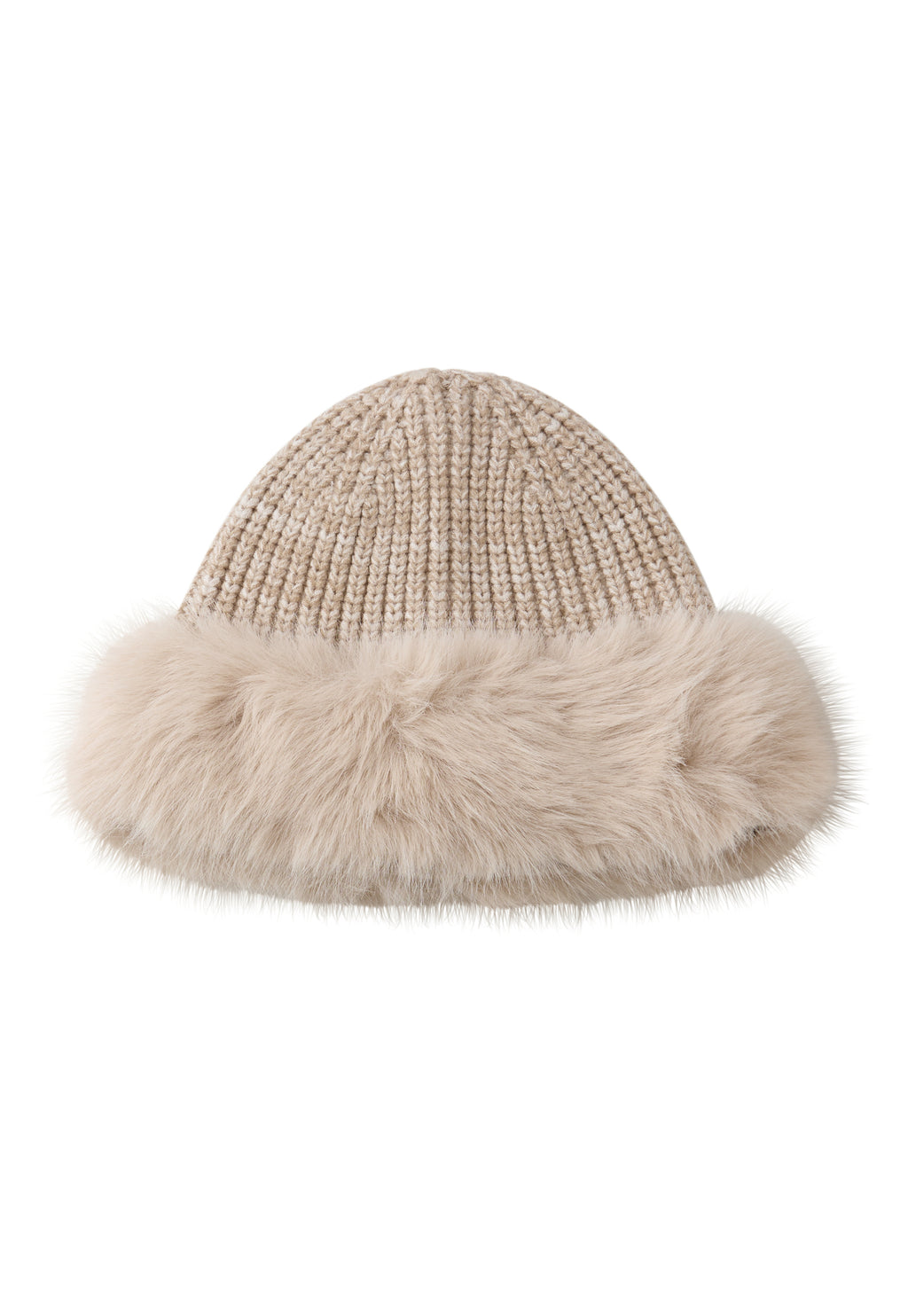 Beanie mit Fake Fur