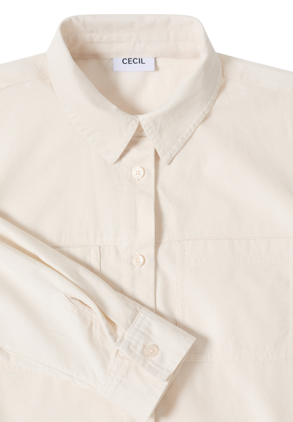 Cord Hemdbluse