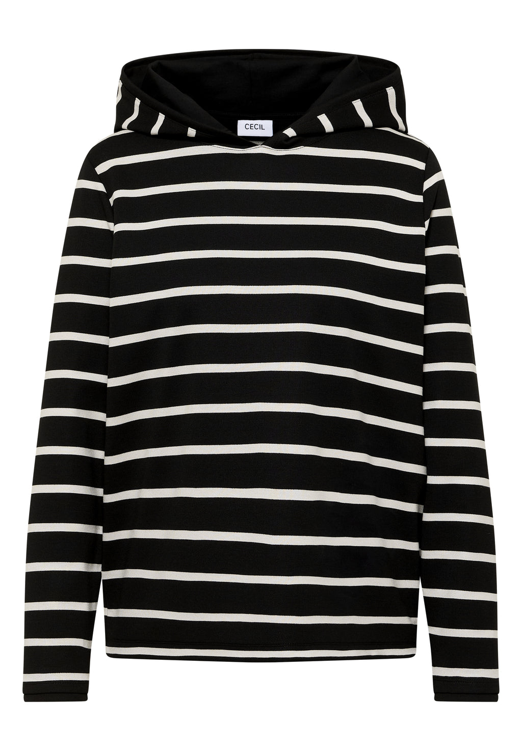 Gestreiftes Kapuzenshirt