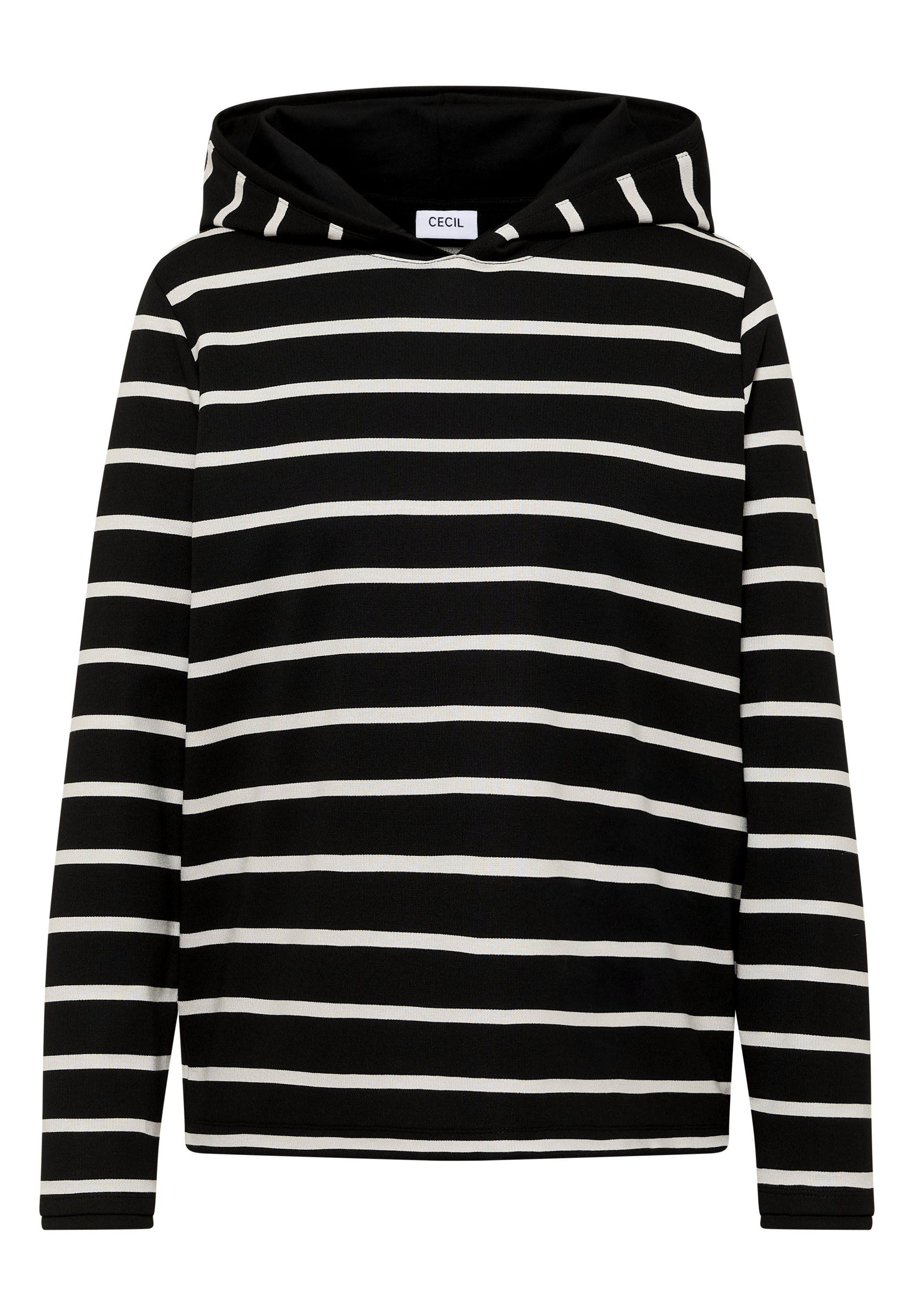 Gestreiftes Kapuzenshirt