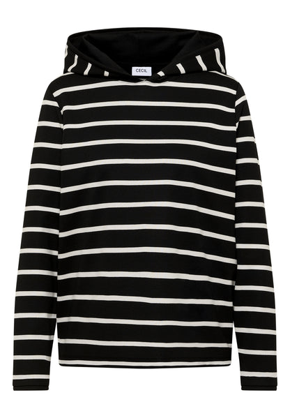 Gestreiftes Kapuzenshirt