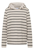 Gestreiftes Kapuzenshirt