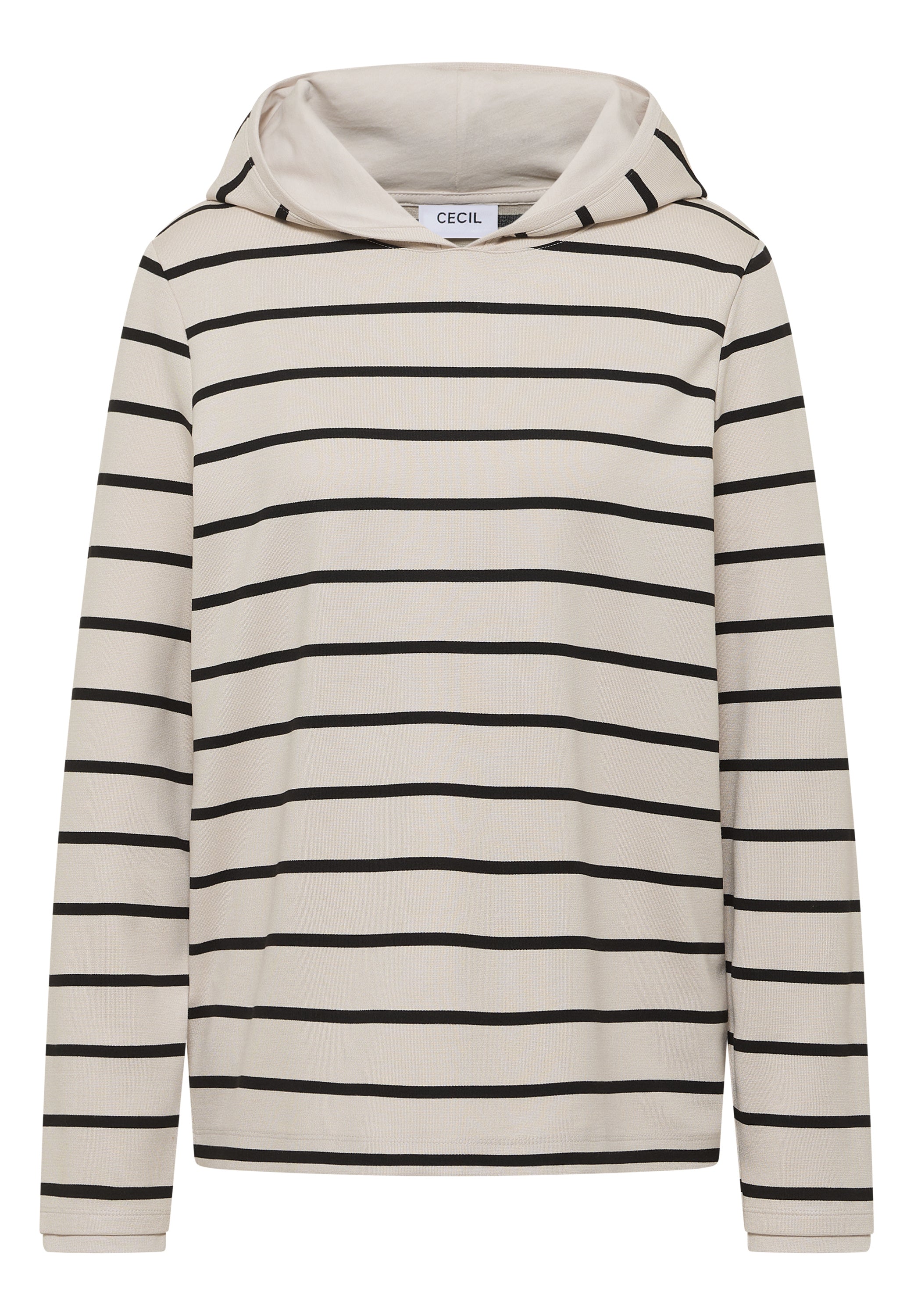 Gestreiftes Kapuzenshirt