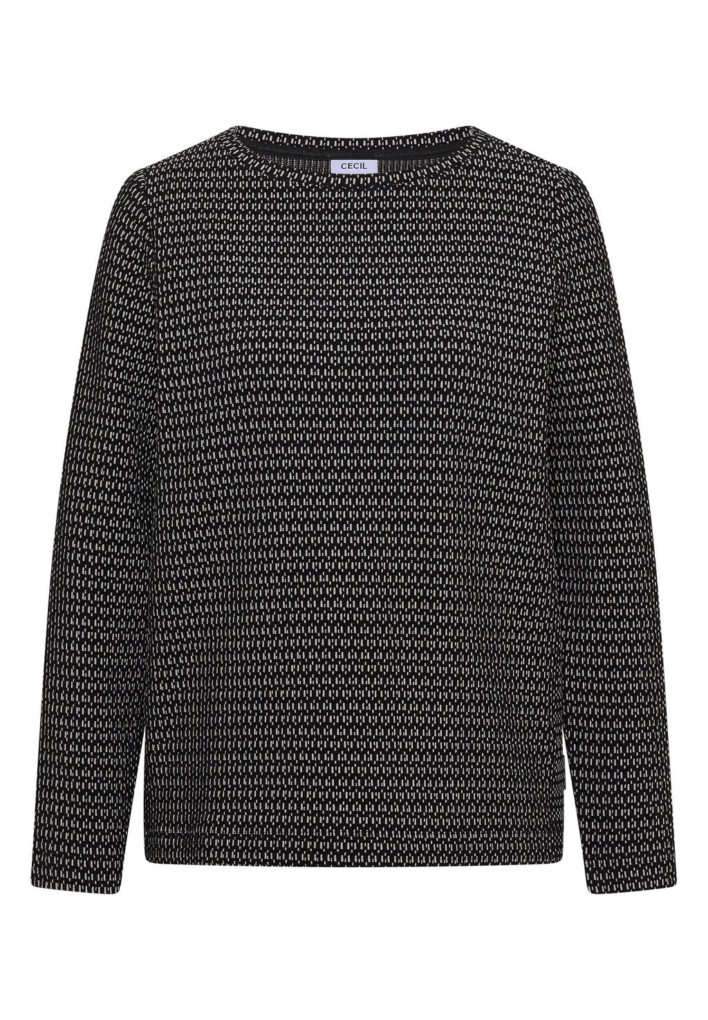 Two-Tone Strukturshirt