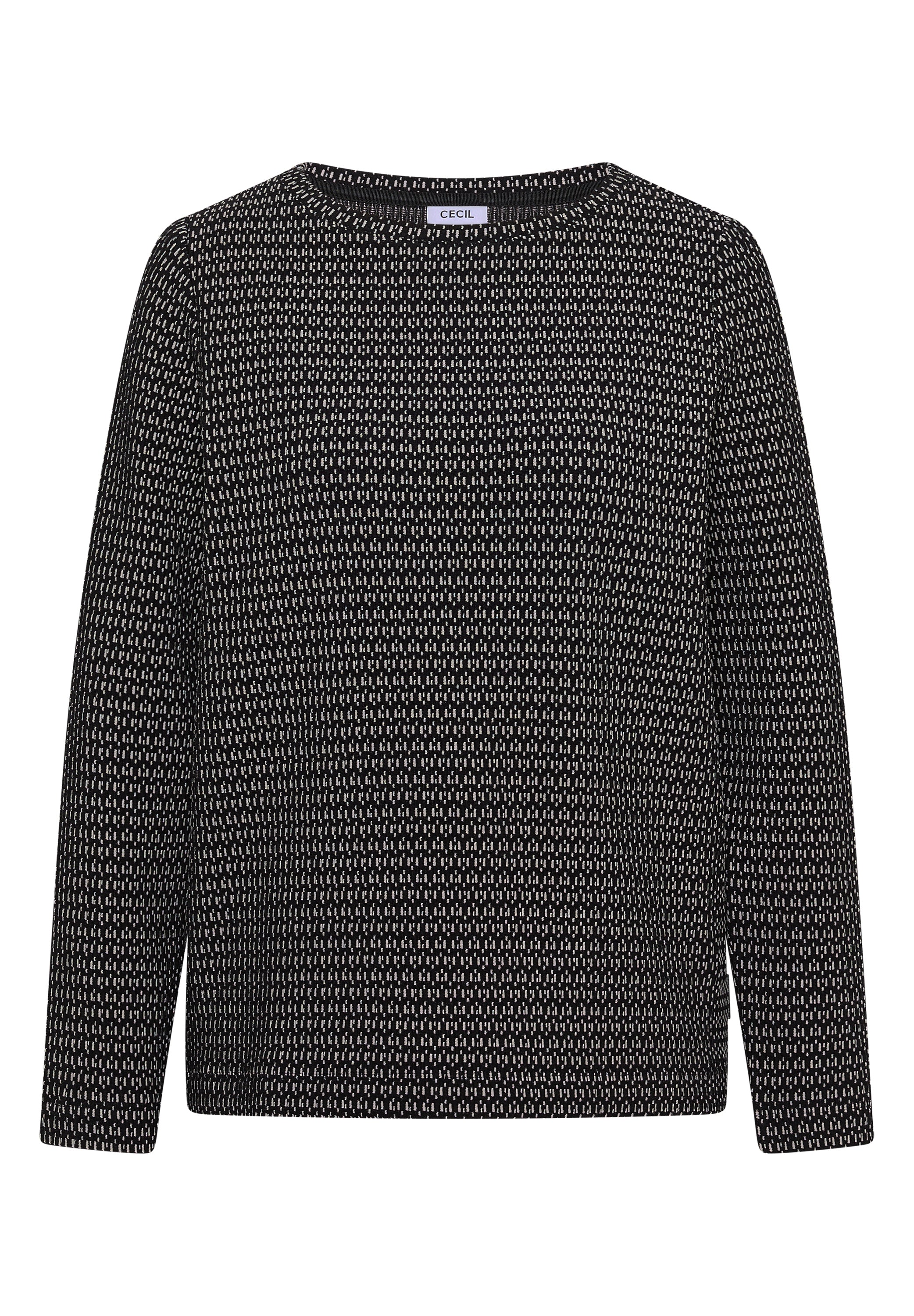 Two-Tone Strukturshirt