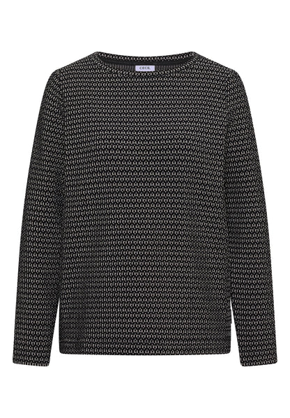 Two-Tone Strukturshirt