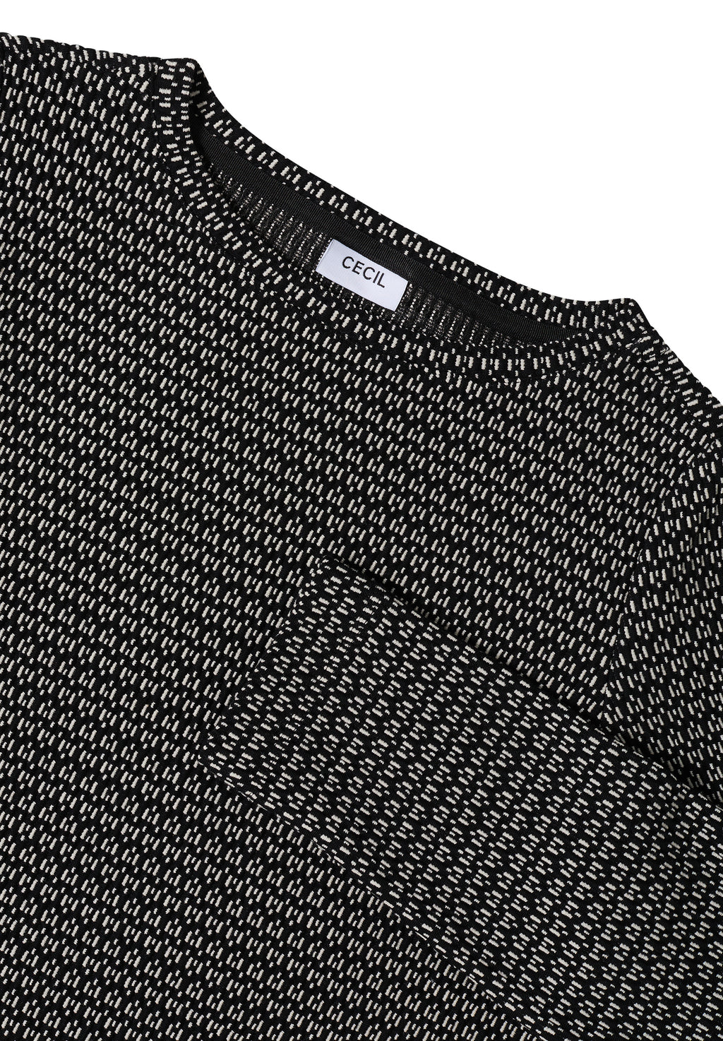 Two-Tone Strukturshirt