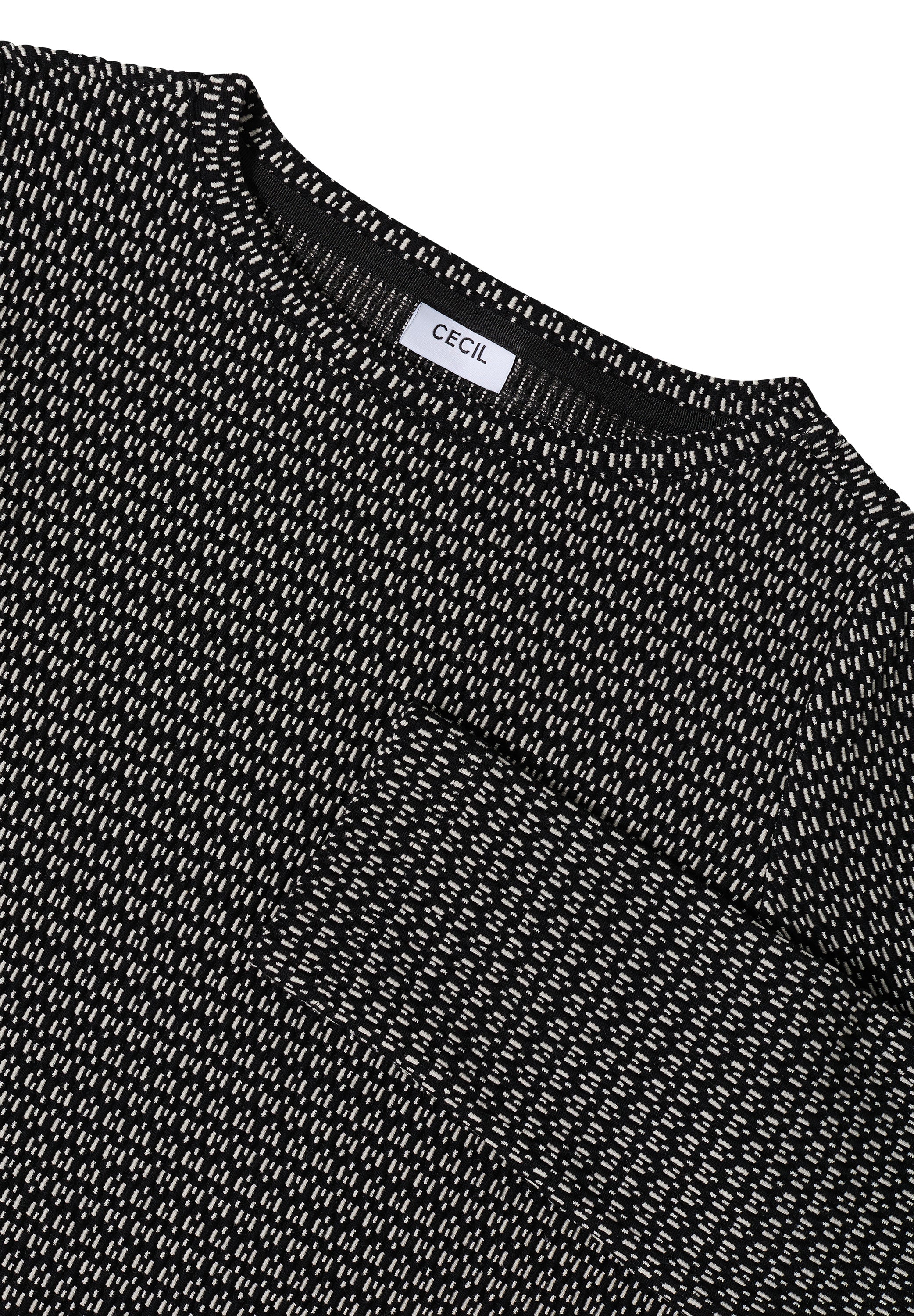 Two-Tone Strukturshirt