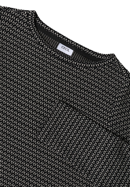 Two-Tone Strukturshirt