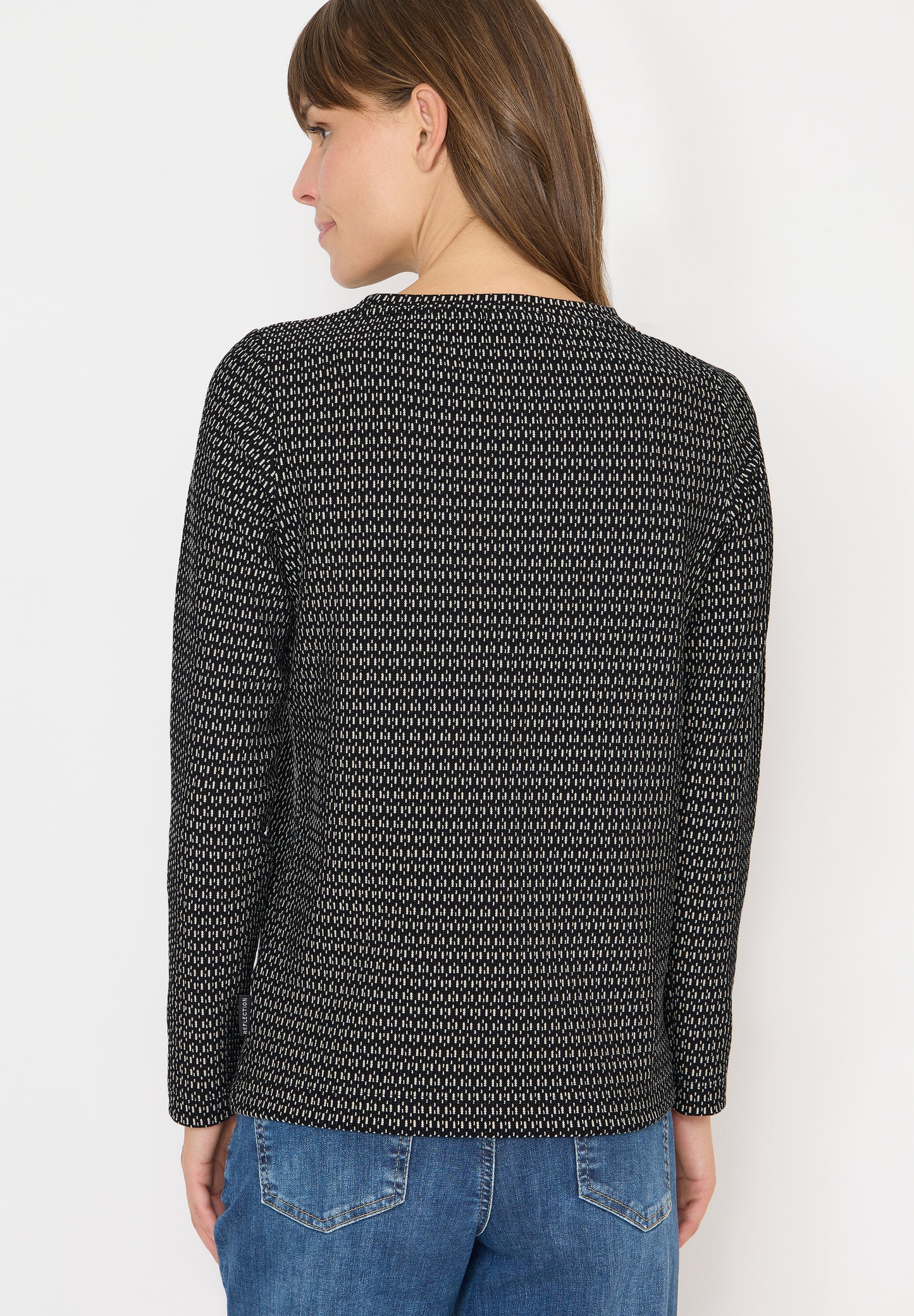 Two-Tone Strukturshirt