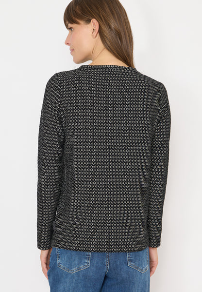 Two-Tone Strukturshirt