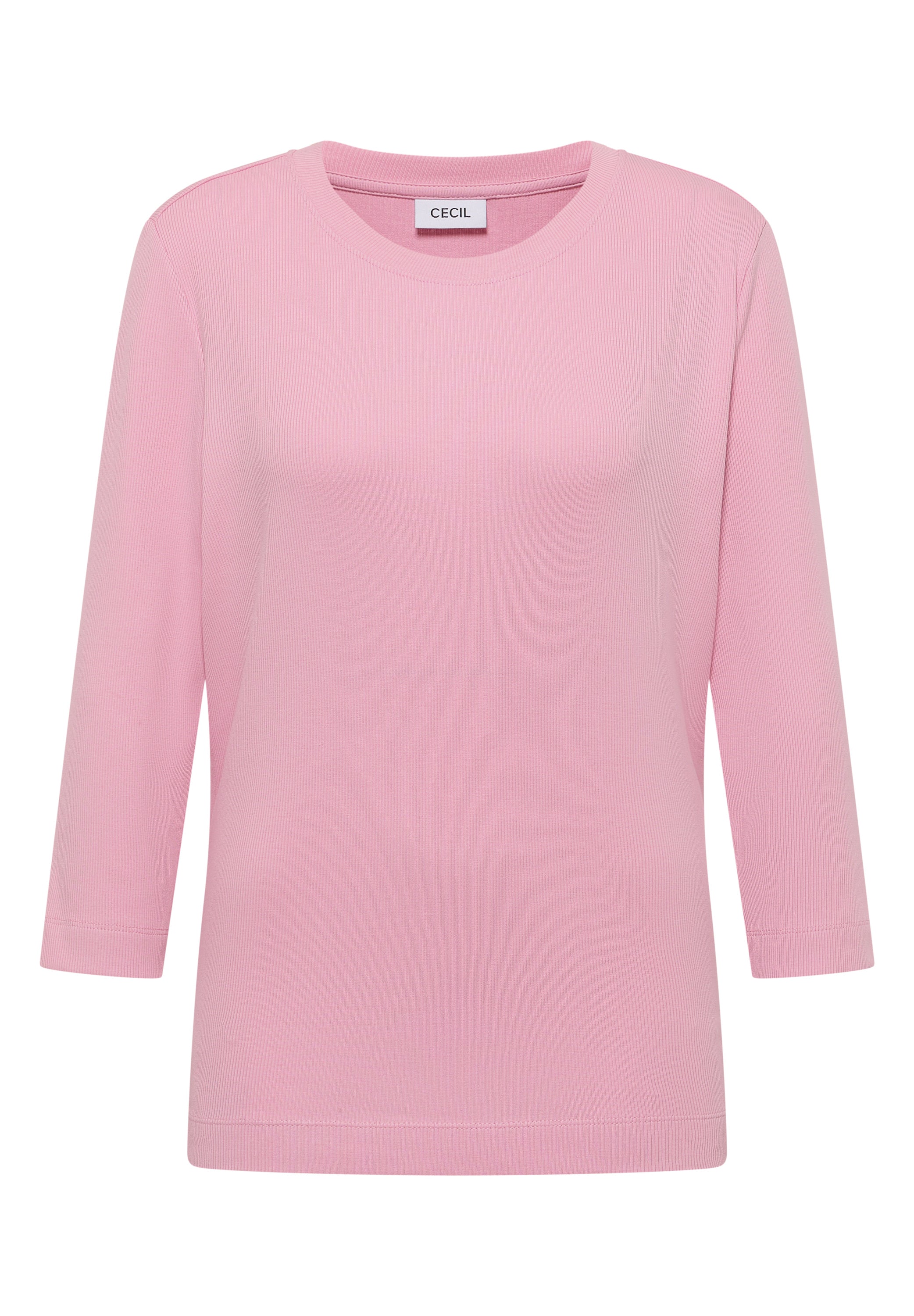 Shirt mit Rippstruktur