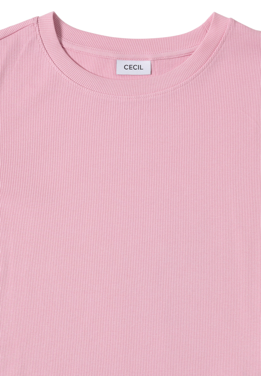 Shirt mit Rippstruktur