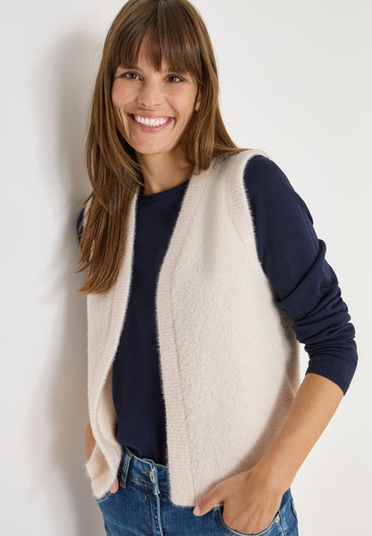 Offene Federgarn Weste