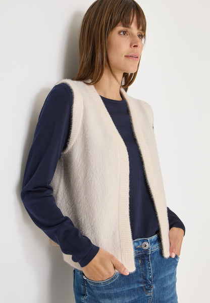 Offene Federgarn Weste