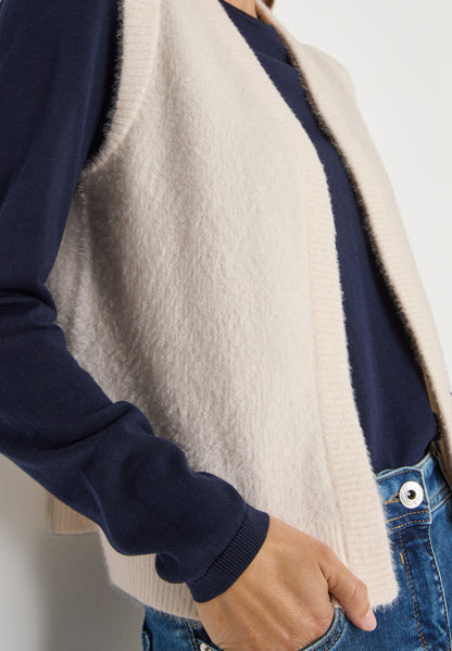 Offene Federgarn Weste