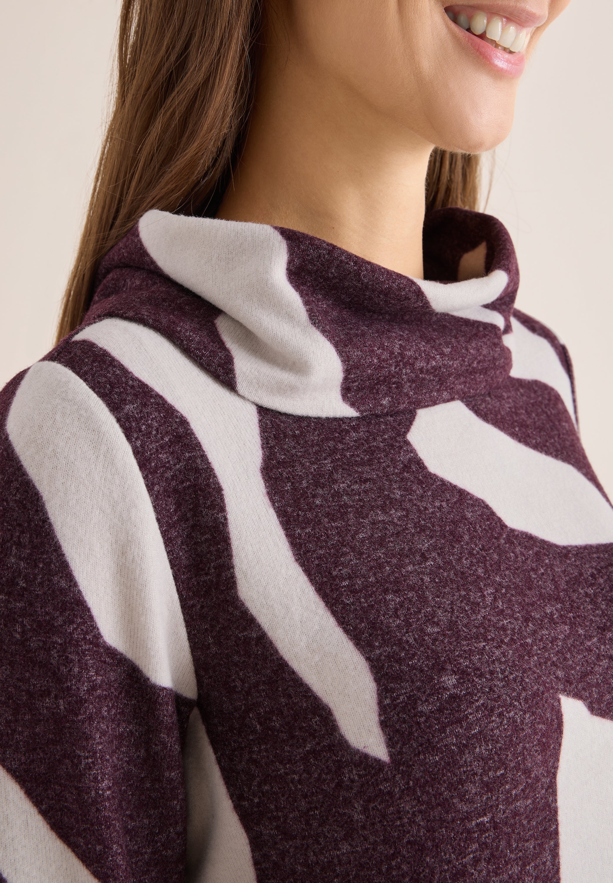 Kuscheliges Shirt mit Muster
