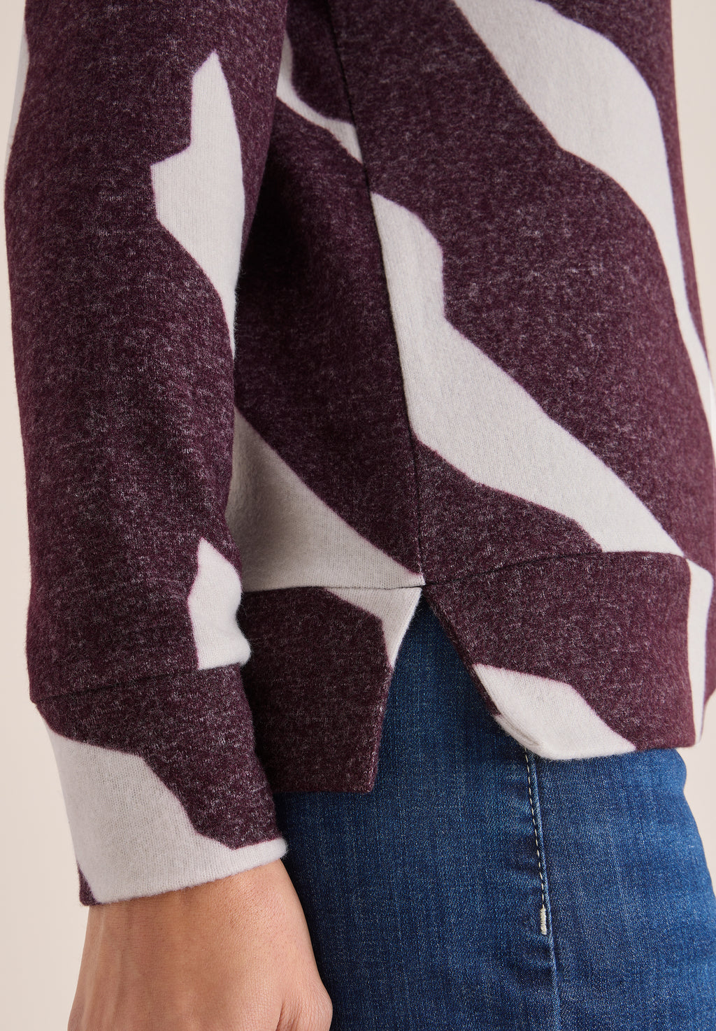 Kuscheliges Shirt mit Muster