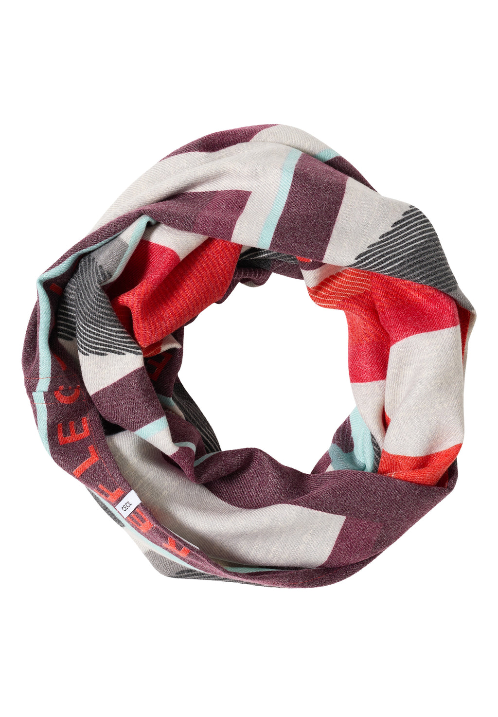Cosy Loopschal mit Print