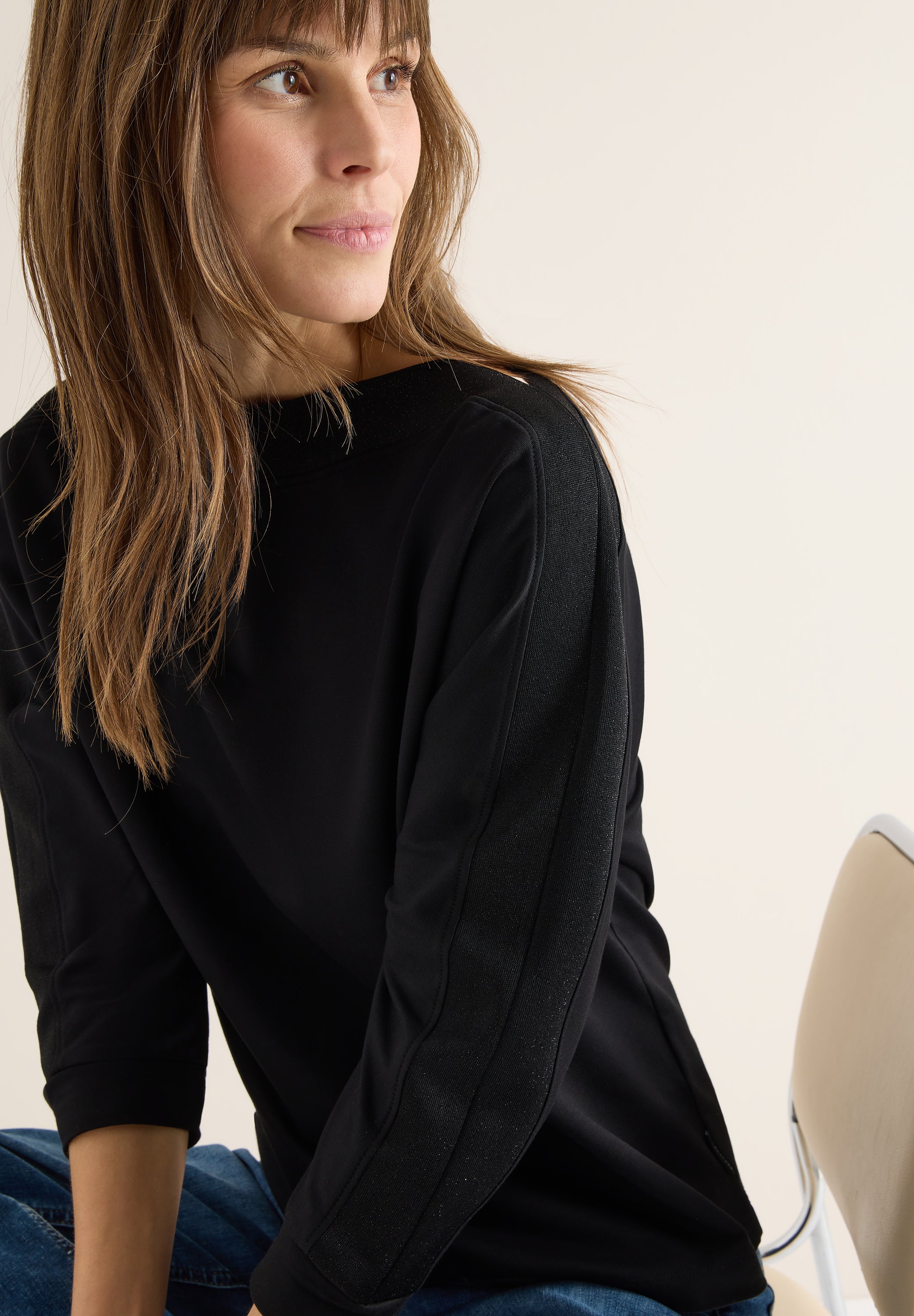 Batwing Shirt mit Tape